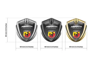 Fiat Abarth Metal Domed Emblem Limited Edition Premium